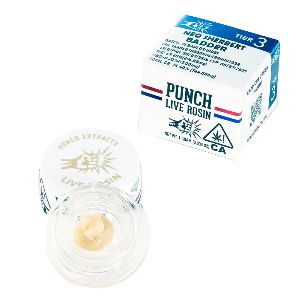 Punch Edibles & Extracts - Punch - Tier 3 - Live Rosin - Neo Sherbert - 1G Main Image