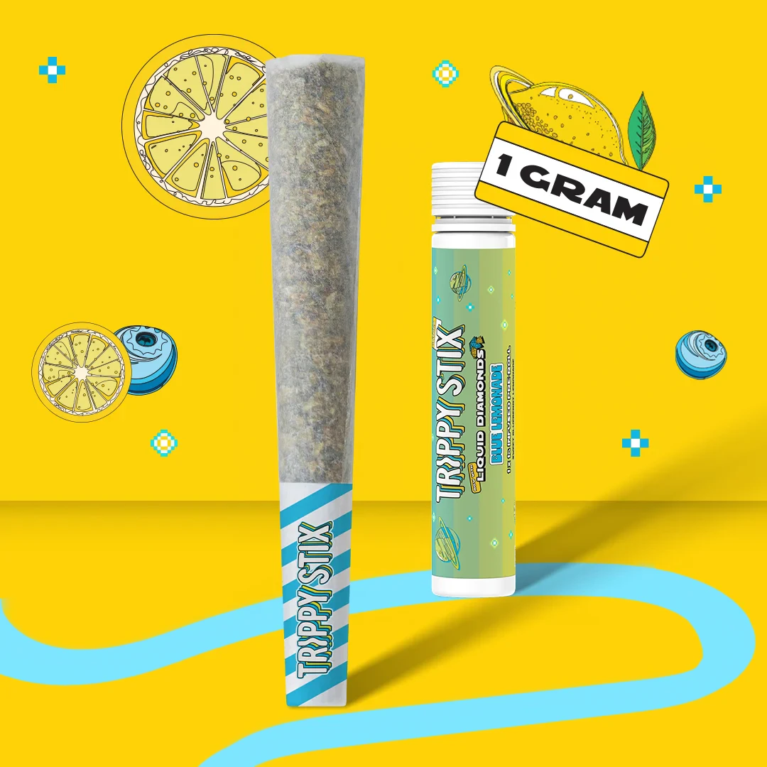 Trippy Sips - Trippy Sipps | Liquid Diamonds Infused Preroll | Blue Lemonade | 1g Main Image