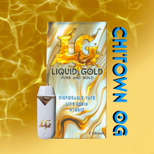 LIQUID GOLD - Liquid Gold | Live Resin Disposable Pen | Chitown OG | 2g