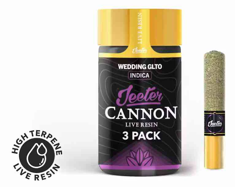 Jeeter - Jeeter - Wedding GLTO Infused Cannon 3pk 1.5g Main Image
