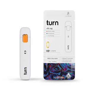 turn - 1.0g AIO | SFV OG | 100% live resin |