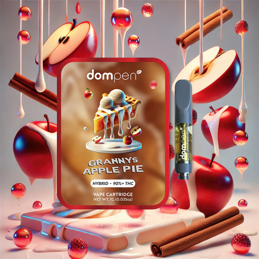 Dom Pen - Granny's Apple Pie (H) 90% THC | Dompen | 1g Cart Main Image