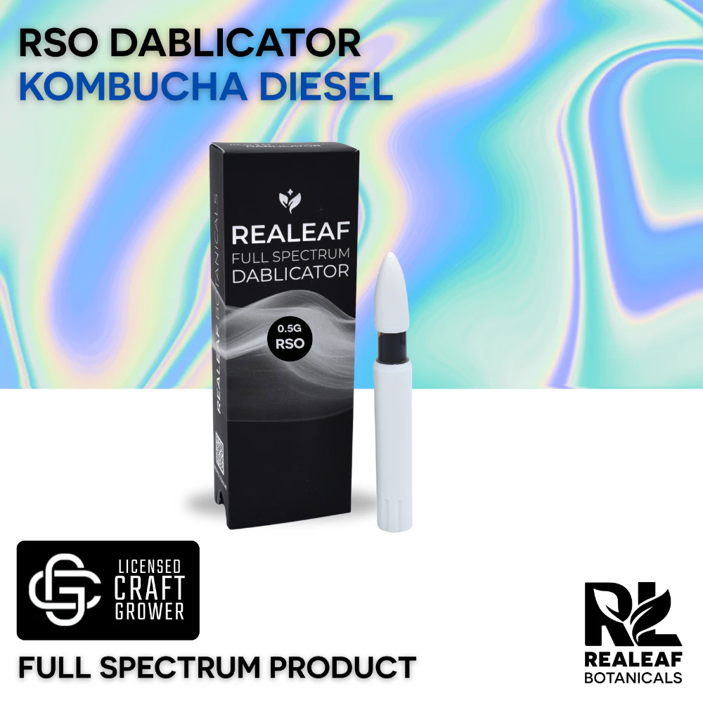 Realeaf Botanicals - Realeaf Botanicals | RSO Dablicator | Kombucha Diesel | 1g Main Image