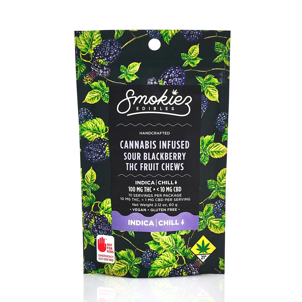 SMOKIEZ - Smokies - Sour Blackberry Indica 100mg - 10pk Main Image