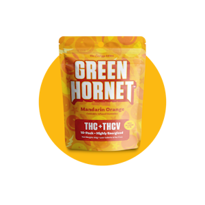 GREEN HORNET - Green Hornet - Boosted THCV Mandarin Gummies - 100mg