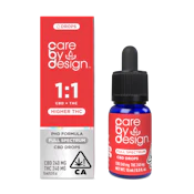 CARE BY DESIGN - Tincture - 1:1 - CBD:THC - Higher Full Spectrum - 15ML - 240MG