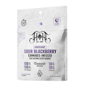 [Heavy Hitters] CBN Fast Acting Gummies - 1:1 - Sour Blackberry (I)