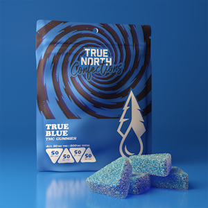 True North - True Blue 4x50mg THC Vegan Gummies