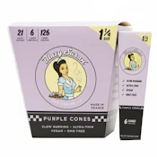 Blazy Susan Purple Paper Cones 1 1/4 (6)