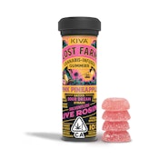KIVA LOST FARM - Pink Pineapple Sour Dream -  Live Rosin Gummies - 100MG