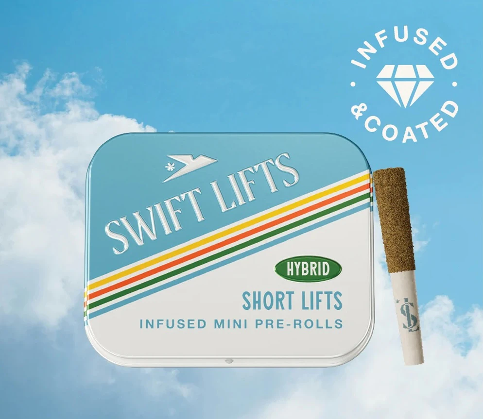 Swift Lifts - Swift Lifts | Infused + Kief Coated 5pk | Granddaddy Purple | 2.5g Main Image