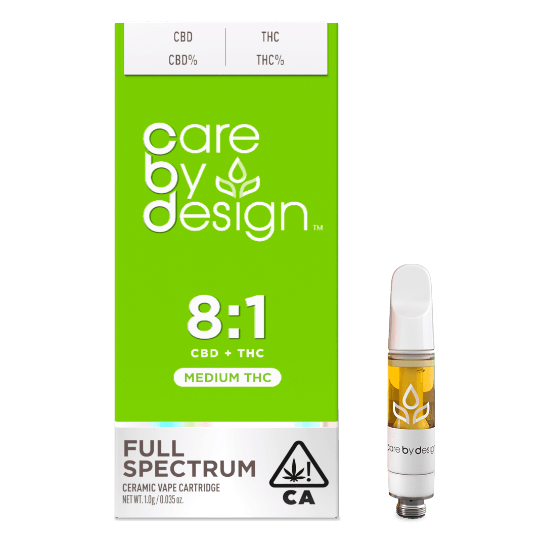 Cartridge - 8:1 - CBD:THC - Medium Full Spectrum - 1G