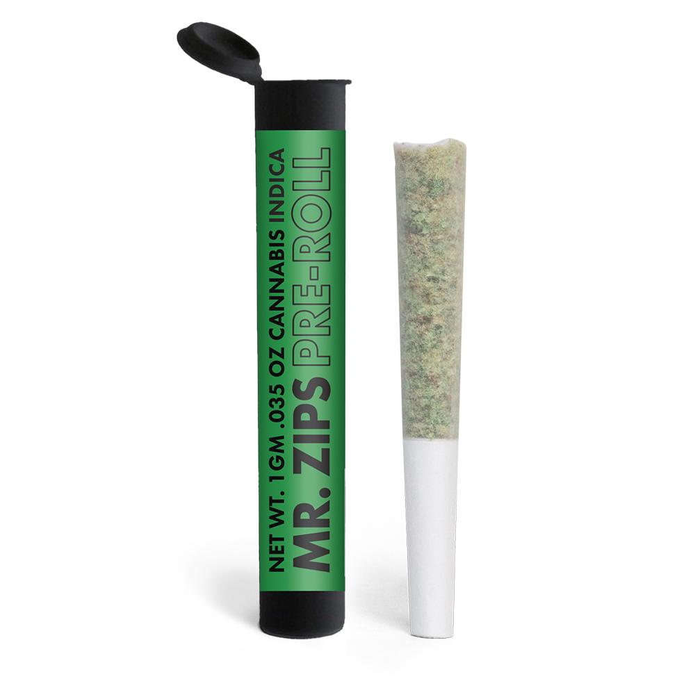 *xclusive* 1g Peanut Butter Breath (Greenhouse) Pre-Roll - Mr. Zips picture
