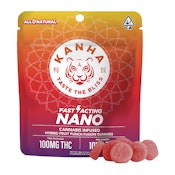 [KANHA] Nano Gummies - 100mg - Fruit Punch Fusion (H)