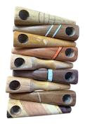 Handcrafted 4" Wooden Pipes