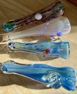 Sean Holt Glass - Glass Chillum || Sean Holt  Glass