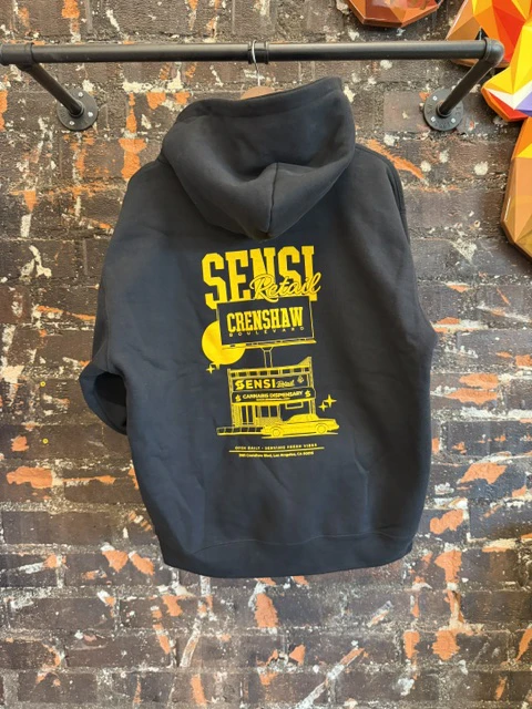 Sensi Seeds - SENSI Black/Yellow Hoodie Main Image