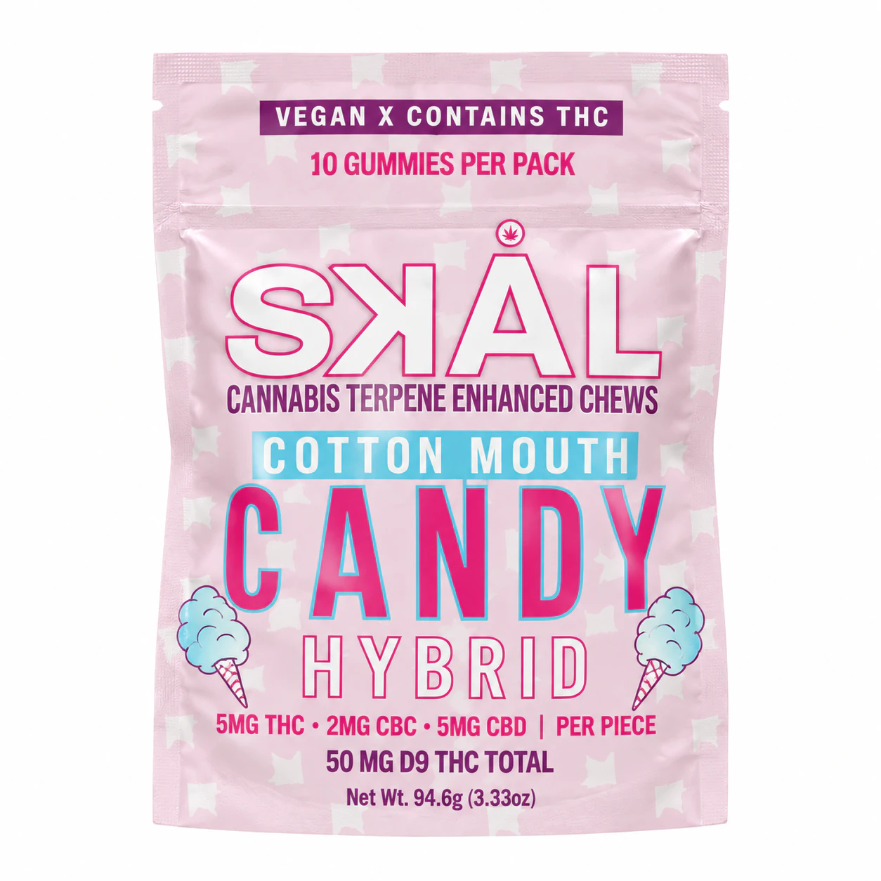 SKAL - SKAL Hybrid Cotton Mouth Candy Chews 5MG THC 2MG CBC 5MG CBD Main Image