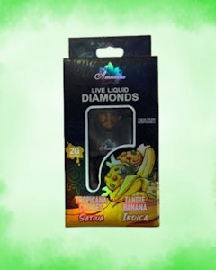 AMNESIA - Amnesia- Tropicana Cookies X Tangie Banana - 2g Liquid Diamond Switch AIO - 84.66%-THC