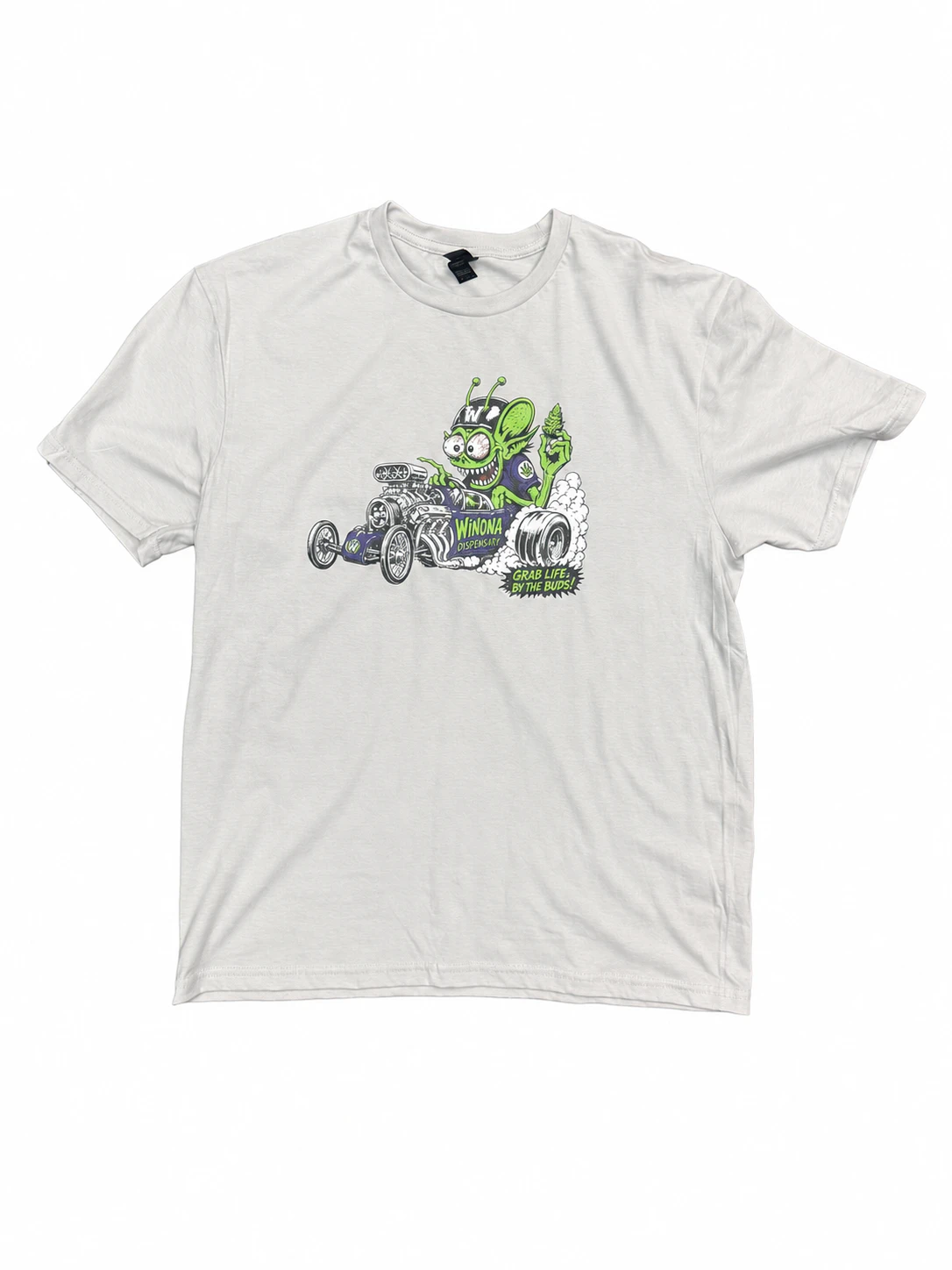 Winona Dispensary - Winona Dispensary Hot Rod Tshirt Main Image