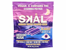 SKAL Indica Cresent Kush Slabs 5MG THC 30MG CBN