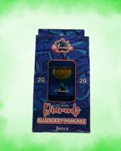 AMNESIA -  Amnesia- Blueberry Pancakes- 2g Liguid Diamond AIO - 87.97%-THC
