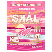 SKAL Sativa White Cherry Freeze Slabs 5MG THC 5MG CBC 20MG CBG