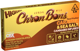 Highatus - Hybrid - Chron Bons Caramel & Sea Salt - Rosin Chocolates - (100mg)