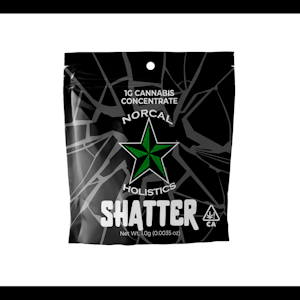 NORCAL HOLISTICS - NorCal Shatter 1g - Night Walker 81%