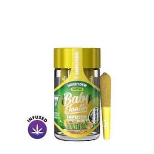 Jeeter - 2.5g Baby Jeeter Infused Prerolls 5x0.5g - Honeydew 39%