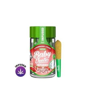 JEETER - 2.5g Baby Jeeter Infused Prerolls 5x0.5g - Strawberry Cough 40%