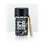 2.5g ROVE Ice Packs Rosin, Diamond, Hash Infused 5pk Prerolls - Maui Waui 45%