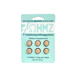 7OHMZ - 84mg 7OHMZ Kratom 6x14mg Tablets - 7-Hydroxymitragynine Extract 