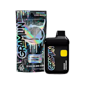 1g Gramlin Indoor Live Rosin All-In-One Vape - Triangle Kush 77%