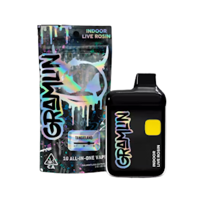 GRAMLIN - 1g Gramlin Indoor Live Rosin All-In-One Vape - Triangle Kush 77%