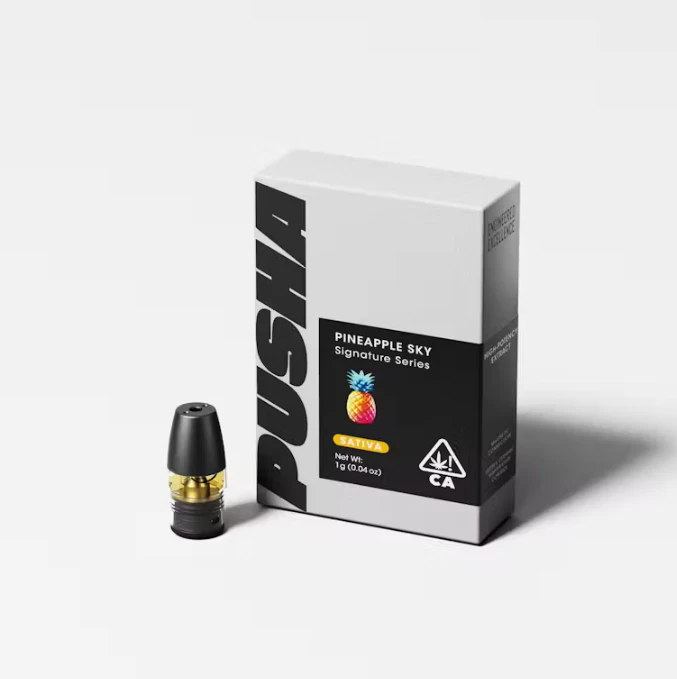 Pusha - Pusha - Signature Pods - Sativa - Pineapple Sky - (1g) Main Image