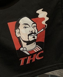 Amanda & Courtney CC - THC and Man Print Shorts