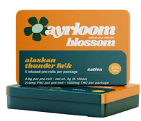 Alaskan Thunderfuck 5 Pack Infused Pre Roll - .6G (3G)