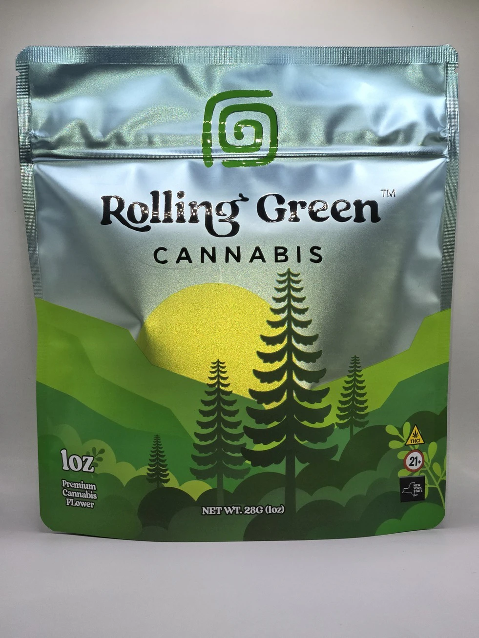 Rolling Green Cannabis - Rolling Green - Jet Fuel Gelato - 28g - 30.57% THC - Dry Flower Main Image