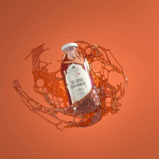 Harney Brothers - X| Harney Brothers | Blood Orange Herbal Tea Bottle | 10mg | 16oz Main Image