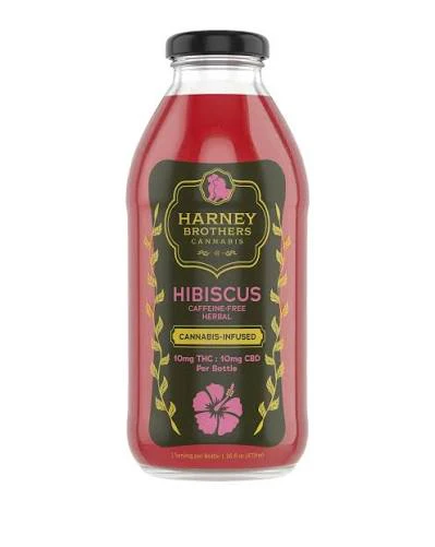 Harney Brothers - X| Harney Brothers | Hibiscus Tea Botttle | 10mg | 16oz Main Image