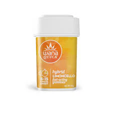 Wana Edibles - X| Wana | Limoncello | Gummies | 10pc Main Image
