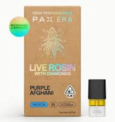 X| PAX ERA | Purple Afghani | Pod | Live Rosin with Diamonds | 1g