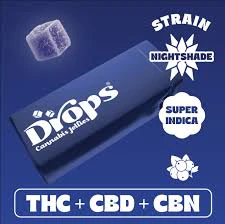 Drops - X| Drops | Black Currant | Nightshade | THC 100mg | CBD 100mg | CBN 100mg | 20pc Main Image