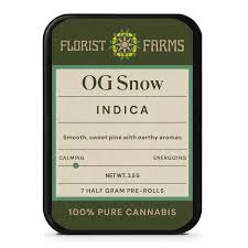 Florist Farms - X| Florist Farms | OG Snow | Prerolls | 7pk | .5g Main Image