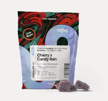 MFNY - X| MFNY | Cherry x Candy Rain | Live Rosin Gummies | 10pk Main Image