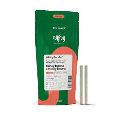 MFNY - X| MFNY | Honey Banana x Honey Banana | Live Resin Infused Prerolls | 2pk | .5g Main Image