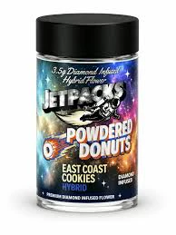 Jetpacks - East Coast Cookies - 3.5g Powdered Donuts Flower Main Image