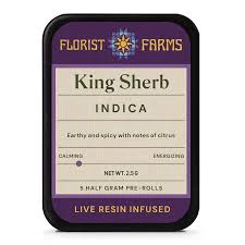 Florist Farms - X| Florist Farms | King Sherbet | Preroll | 5pk | .5g Main Image