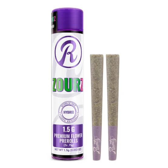 Runtz - X| Runtz | Zour Z | Preroll | 2pk | 1.5g Main Image